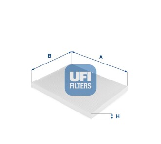 Фильтр, воздух во внутренном пространстве - UFI 53.124.00