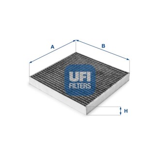 Фильтр, воздух во внутренном пространстве - (4518300018) UFI 54.176.00