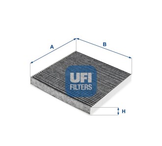 Фильтр, воздух во внутренном пространстве - (272774711R, 272779986R) UFI 54.288.00