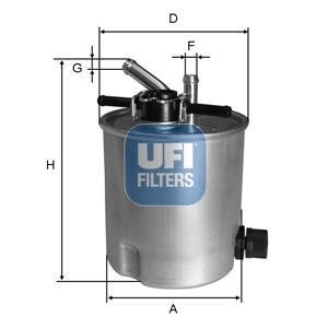 Паливний фільтр - UFI 55.394.00