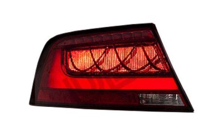 Ліхтар задній Лів (зовнішн, LED, колір повороту жовтий, колір скла димчаст) AUDI A7 C7 Хетчбек 10.10-07.14 - ULO 1132001