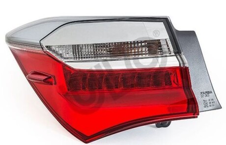 Ліхтар задній Лів (зовнішн, LED) TOYOTA COROLLA SDN E17 Седан 07.16-12.18 - ULO 1137001