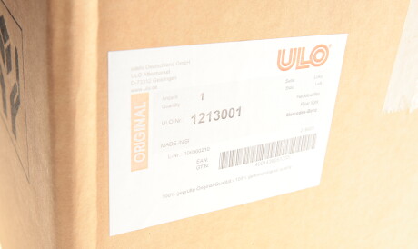 Фото 2 - Автозапчасть ULO 1213001