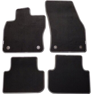 (VW), 1 к-т ковриков (текстильн.м-л) чёрный sa, Votex - VAG 5NB061270WGK
