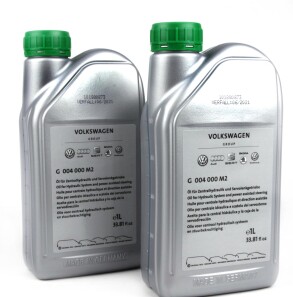 Трансмиссионное масло Power Steering Fluid синтетическое 1 л - (00004320333, 00004320656, 1384110) VAG G004000M2