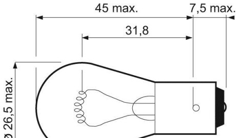 Фото 2 - Автолампа Valeo 032201