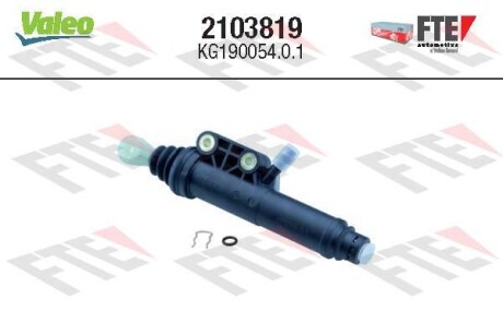 Master cylinder, clutch - Valeo 2103819