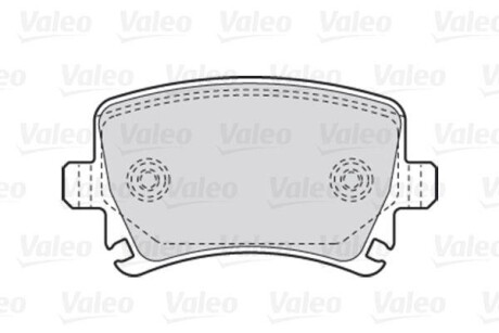 Фото 2 - Гальмівні колодки Valeo 301752