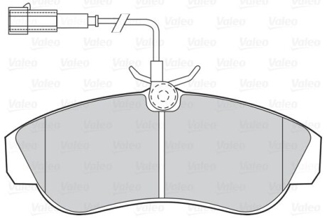 Klocki hamulcowe FIRST JUMPER DUCATO BOXER - Valeo 302027