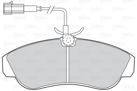 Klocki hamulcowe FIRST CI/FI/PE - Valeo 302061