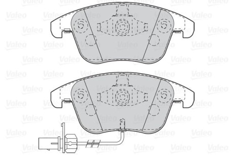 Klocki hamulcowe FIRST A4 10>07 FR - Valeo 302098