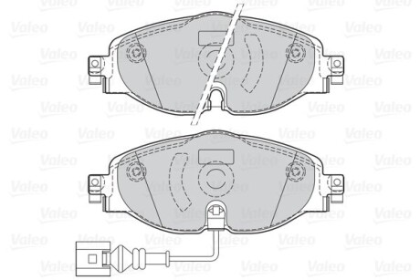 Klocki hamulcowe FIRST A3 08.12> FR - Valeo 302145