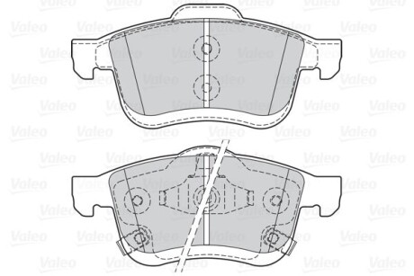 Klocki hamulcowe FIRST 500L FR - (77366915) Valeo 302163