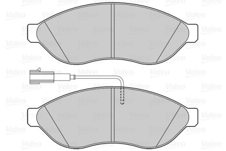 Колодки тормозные citroen jumperfiat ducatopeuge - Valeo 302263