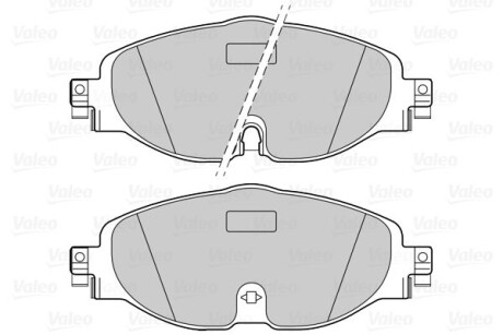 Колодки дискового гальма - Valeo 302271