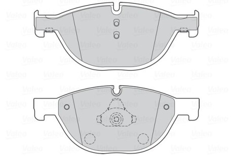 Колодки тормозные bmw 5 f10/f11 3.0-4.4 10-/7 f01 - Valeo 302275