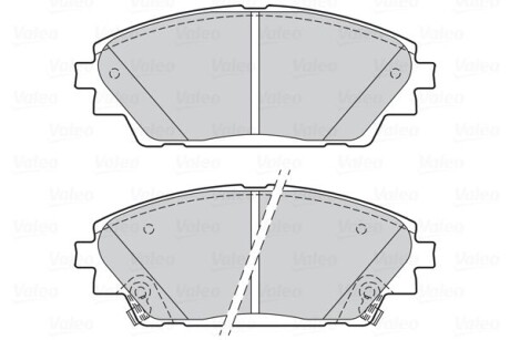 Гальмівні колодки дискові mazda cx-3/mazda 3 1,5-2,0 f 08>> - Valeo 302285