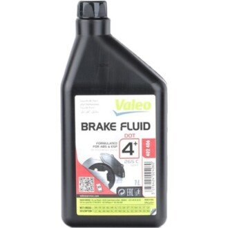 Рідина гальмівна Brake Fluid Dot 4+, 1л - Valeo 402406