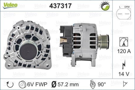 Генератор - Valeo 437317