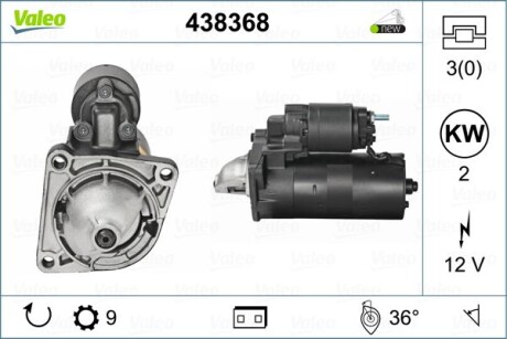 Стартер - Valeo 438368