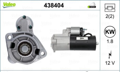 Фото 4 - Автомобильный стартер Valeo 438404