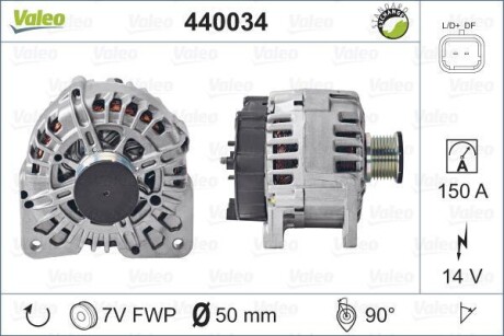 Генератор - Valeo 440034