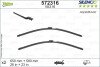 Щетки стеклоочистителя бескаркасные со спойлером AquaBlade 650/580мм комплект - (1668207800) Valeo 572316 (фото 1)