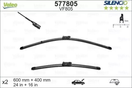 Щетка стеклоочистителя - Valeo 577805