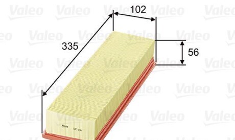 Воздушный фильтр - Valeo 585130