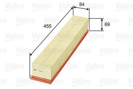 Повітряний фільтр - Valeo 585312