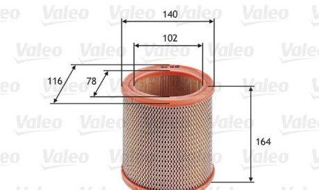 Воздушный фильтр - Valeo 585602