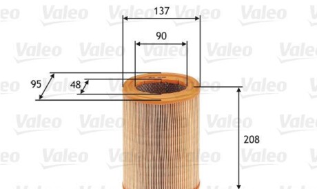 Воздушный фильтр - Valeo 585608