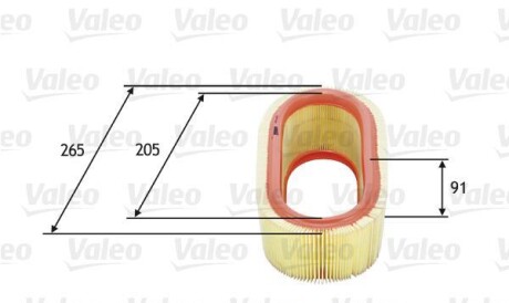 Воздушный фильтр - Valeo 585647