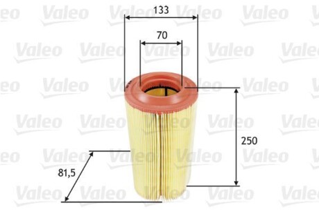 Повітряний фільтр - Valeo 585649