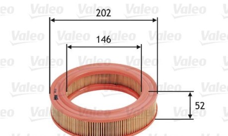 Воздушный фильтр - (1504387, 5008717, 711F9601AB) Valeo 585717