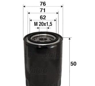 Масляный фильтр - Valeo 586001