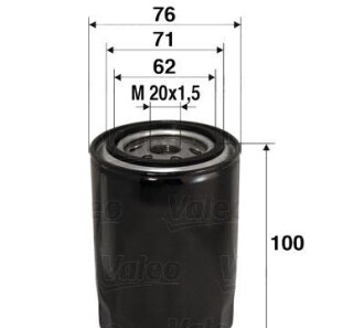 Масляный фильтр - Valeo 586012