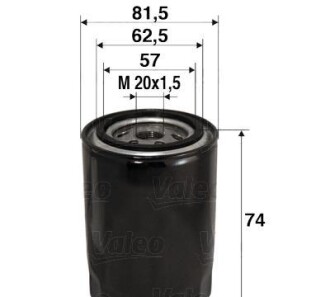 Масляный фильтр - Valeo 586017