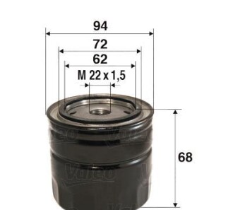 Масляный фильтр - (aj82297, 02aj82297, c2n3587) Valeo 586098