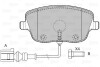 Комплект тормозных колодок, дисковый тормоз - (6Q0698151C) Valeo 598720 (фото 1)