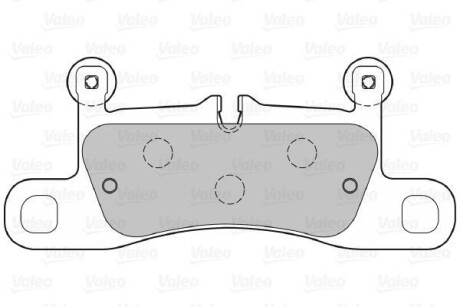 Колодки тормозная - Valeo 601387