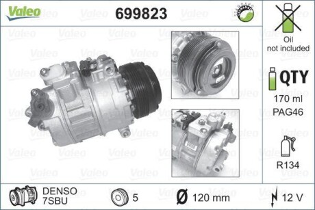 Компресор кондиціонера - Valeo 699823