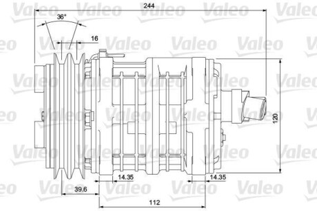Компресор кондиціонера - Valeo 700853