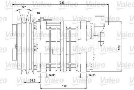 Компресор кондиціонера - Valeo 700854