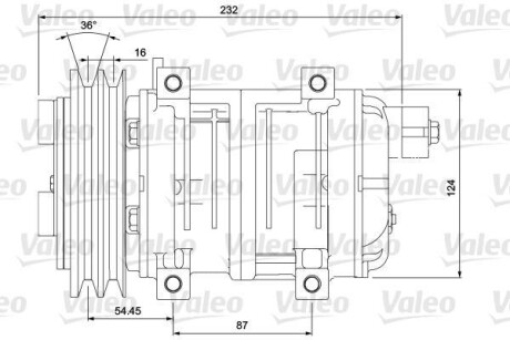 Компресор кондиціонера - Valeo 700868