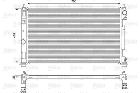Теплообменник - Valeo 701571