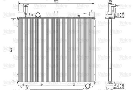 Radiator - Valeo 701591