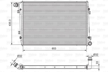 Теплообменник - Valeo 701664