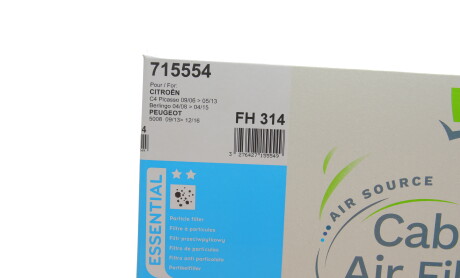 Фото 4 - Фільтр салону Valeo 715554