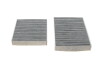 Фільтр салону Citroen C3/C4/Peugeot 207/208 09- (вугільний) (к-кт 2шт.) - (1609428080, 1609428180, 1609998780) Valeo 715557 (фото 3)